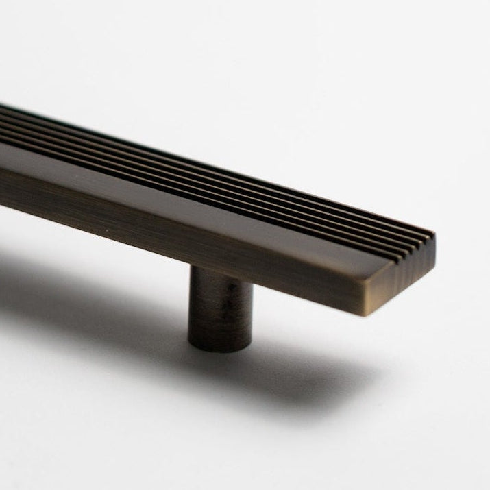 Riel, tiradores de electrodomésticos de latón antiguo