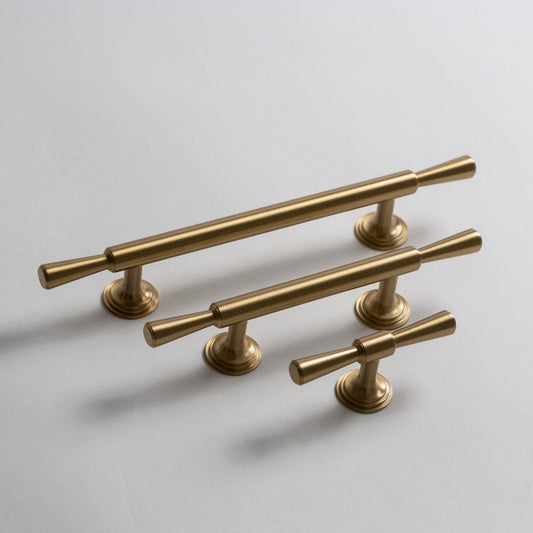 3-Inch Brass Cabinet Pulls | Inspire Hardware 3-Inch Brass Cabinet Pulls | Inspire Hardware