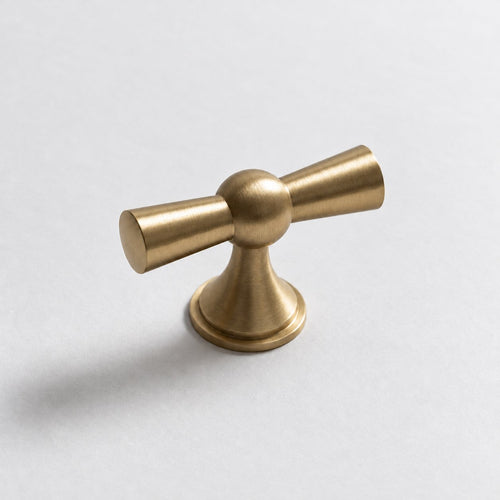 Samba Solid Brass Knob, studio product view
