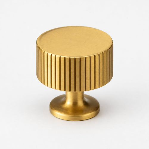 Sunbeam, Solid Brass Cabinet Knobs, studio product view