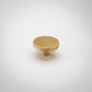Strike, Solid Brass Hammered Cabinet Knobs