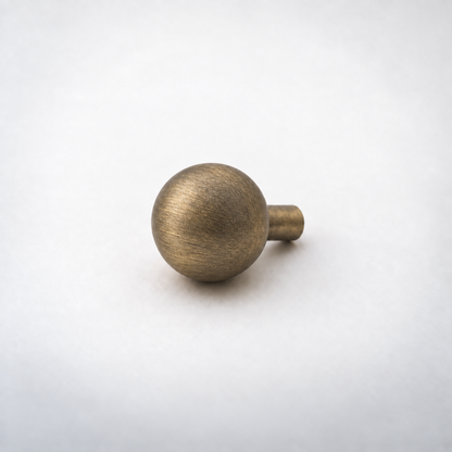 Dumas, Solid Brass Ball Knobs — Duma-K-No-ABZM-1-1; AI-assisted finish visualization approved by owner