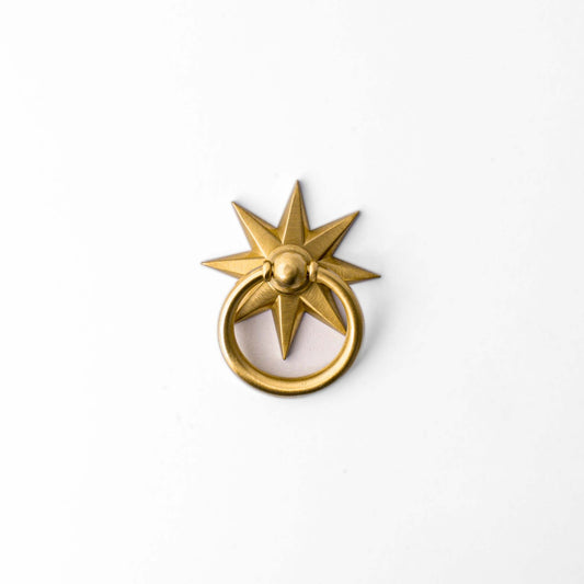Orah, Solid Brass Drop Pull