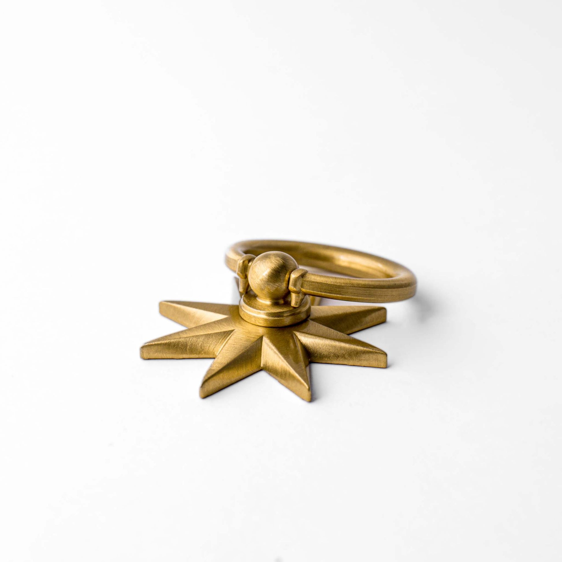 Orah, Solid Brass Drop PullsOur new Orah drop pull is a fresh twist on mid century flare. It combines the  style of a pull with the functionality of a knob, making it a perfect adornment forPullOrah, Solid Brass Drop Pull