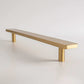 Solid pull satin brass (gloss lacquer)