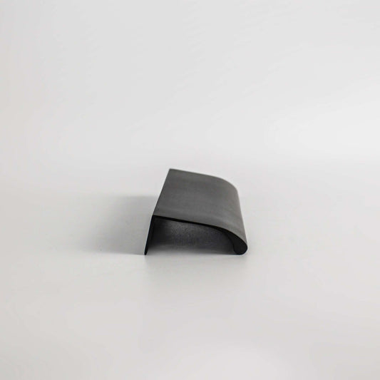 Matte Black Edge Pull, Solid Brass Edge Pull