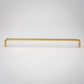 12" Arch in polished brass finish