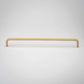 12" Arch in satin brass matte lacquer finish