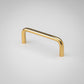 3" Arch in polished brass finish
