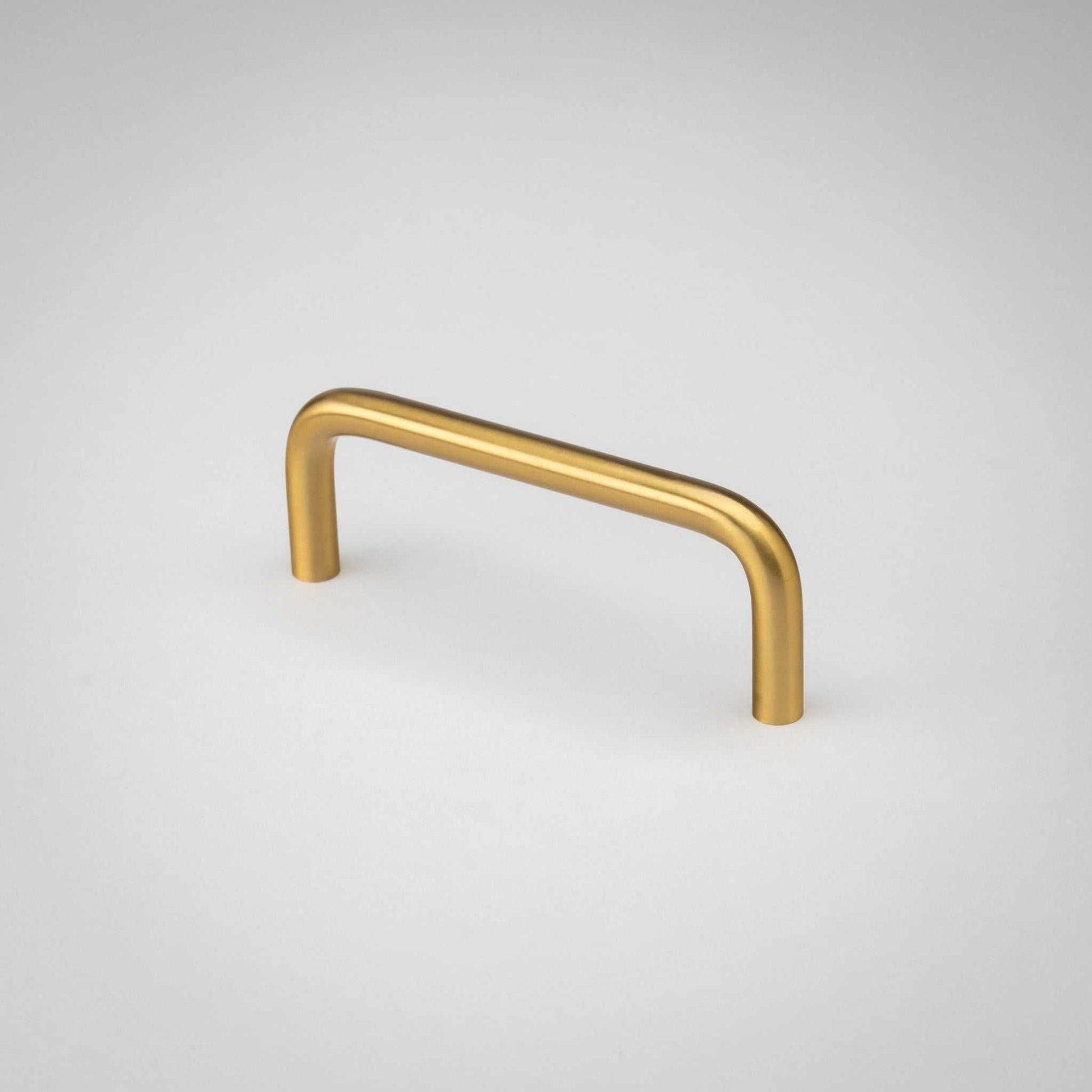 3" Arch in satin brass gloss lacquer finish