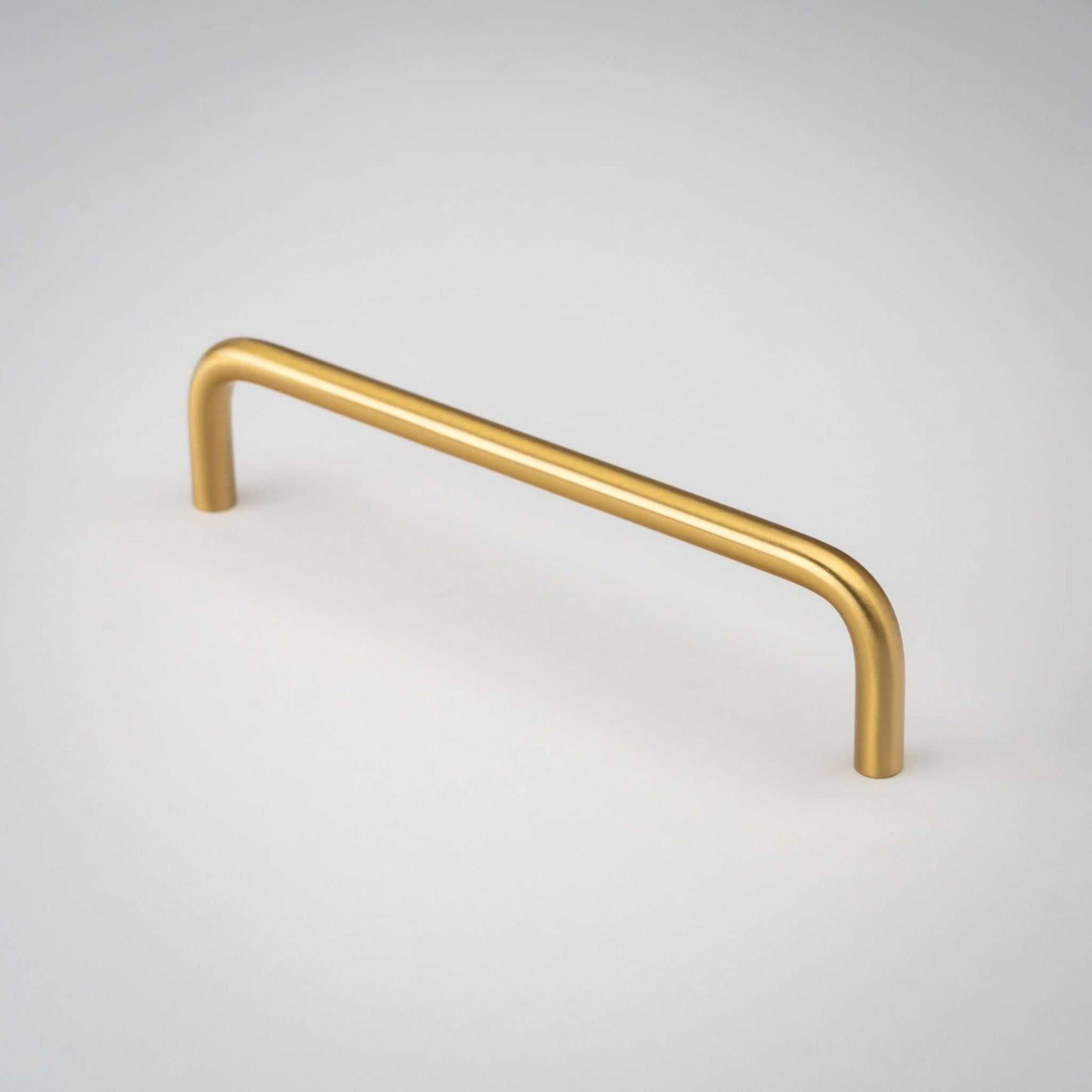 5" Arch in satin brass gloss lacquer finish