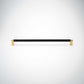 Bold, Black & Gold Knurled Solid Brass Cabinet Pulls
