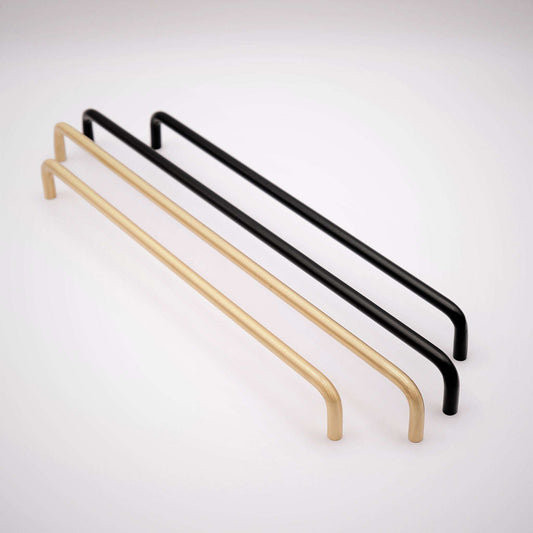 Arch, Solid Brass Wire Cabinet Pulls