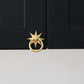 Orah, Solid Brass Drop Pull
