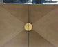 half moon stain brass pull that looks beautiful installed vertically in pairs | Inspire Hardware