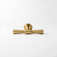 Tuxedo Knob, Solid Brass Cabinet Knob
