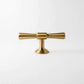 Tuxedo Knob, Solid Brass Cabinet Knob